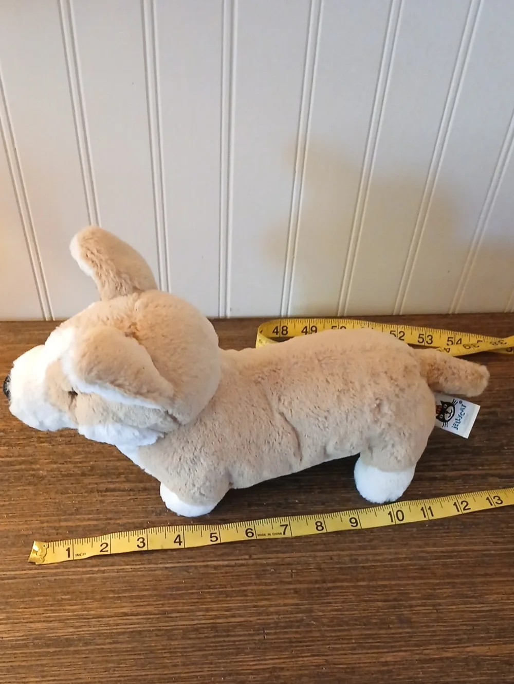 Jellycat Betty Corgi soft Tan/white Plush Dog Corgi Stuffie, Dog Plusie